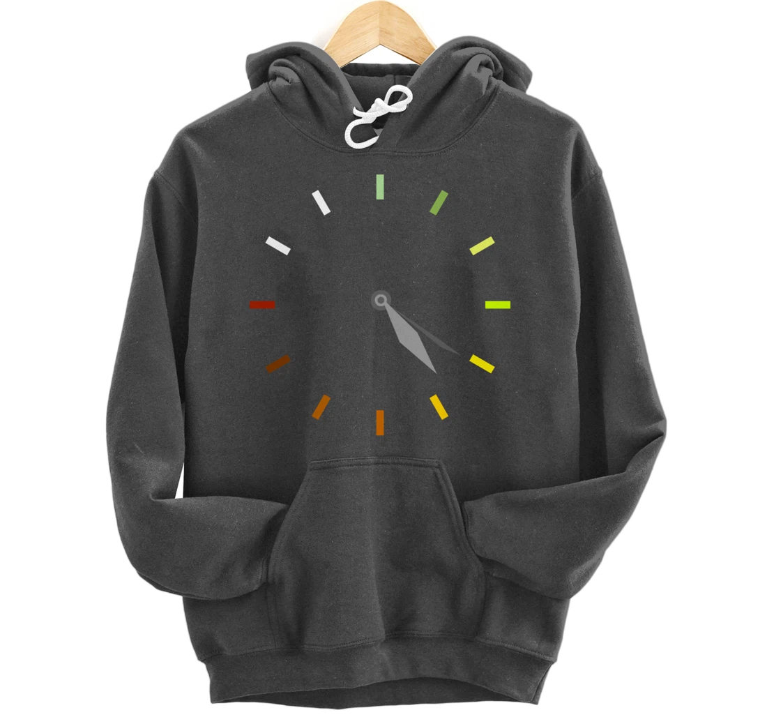 420 I CBD I Clock Time Marijuana Stoner Pullover Hoodie