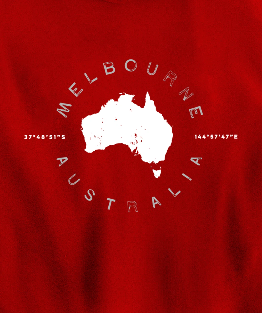 Melbourne Australia Retro Vintage Graphic Pullover Hoodie