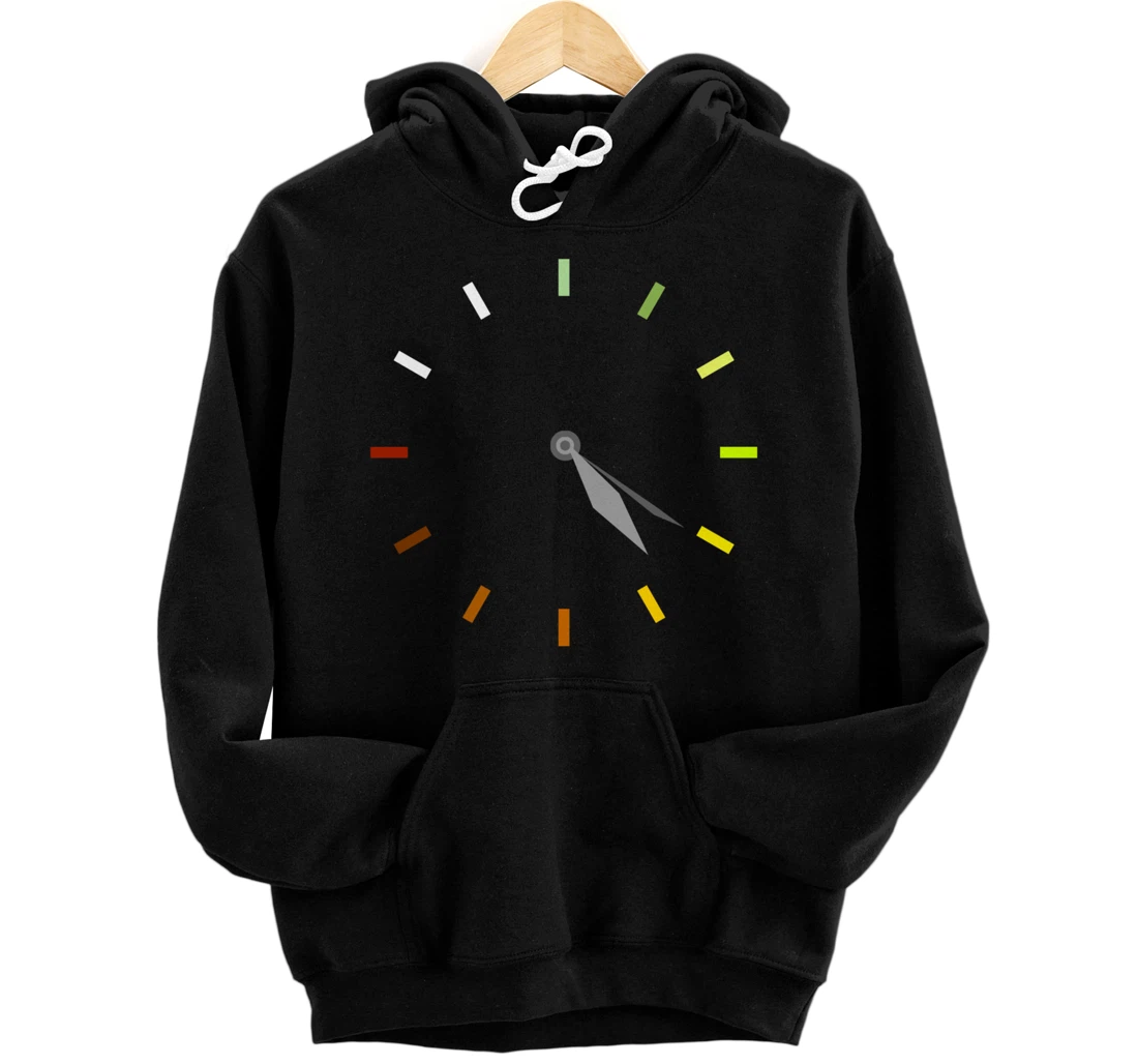 420 I CBD I Clock Time Marijuana Stoner Pullover Hoodie