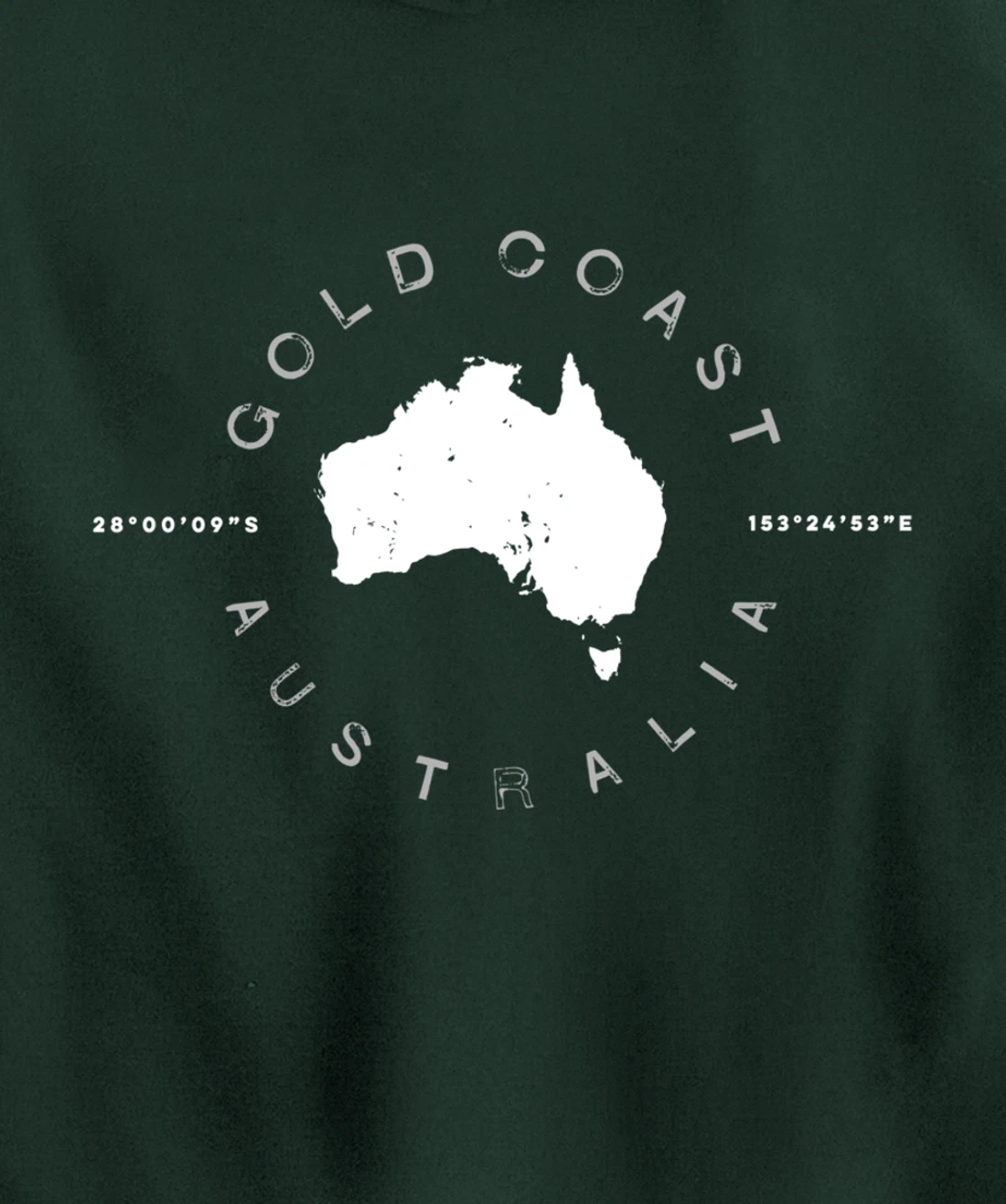 Gold Coast Australia Retro Vintage Graphic Pullover Hoodie