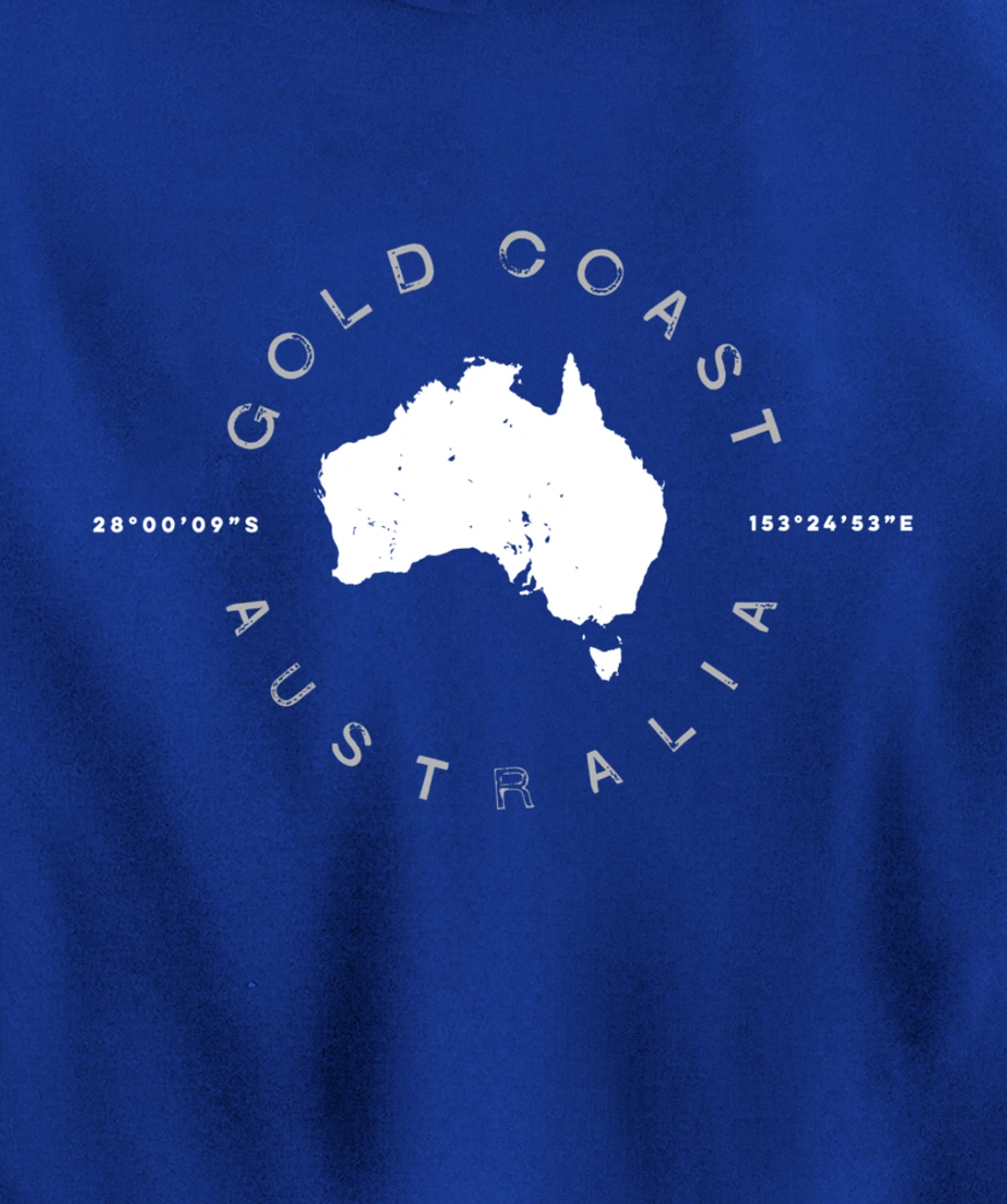 Gold Coast Australia Retro Vintage Graphic Pullover Hoodie