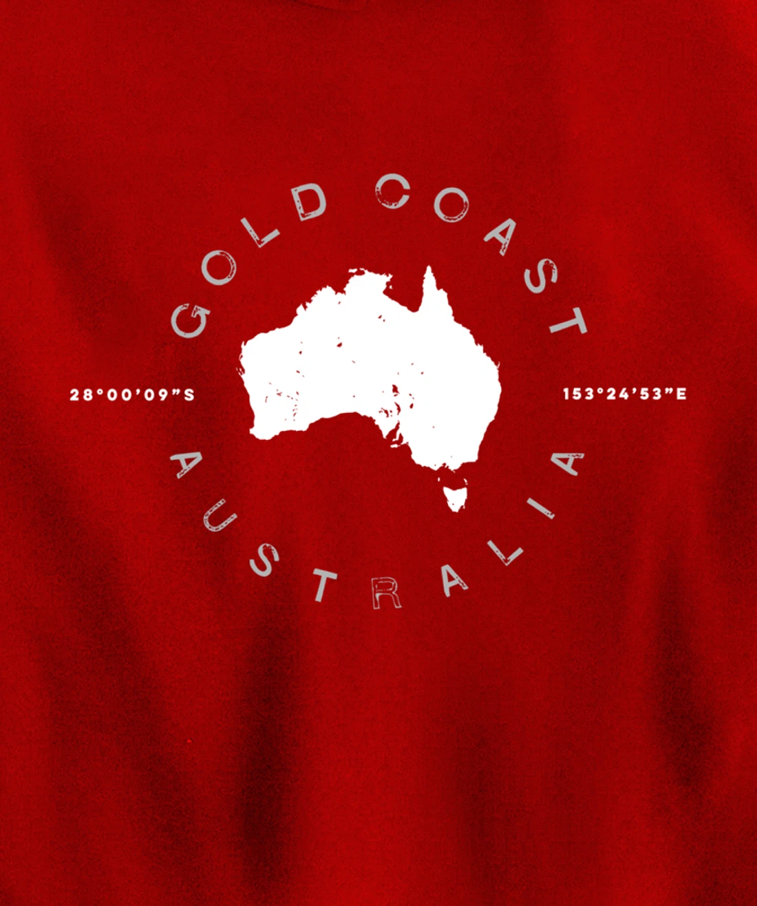 Gold Coast Australia Retro Vintage Graphic Pullover Hoodie