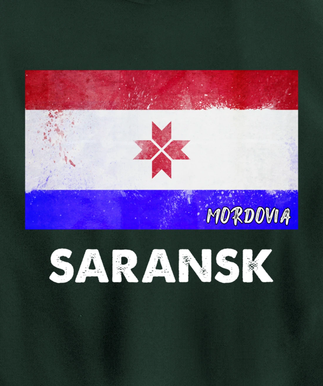 Saransk Mordovia Pullover Hoodie