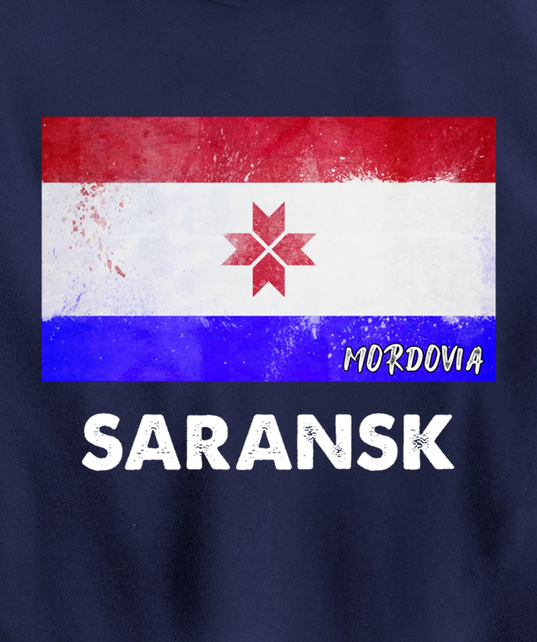Saransk Mordovia Pullover Hoodie
