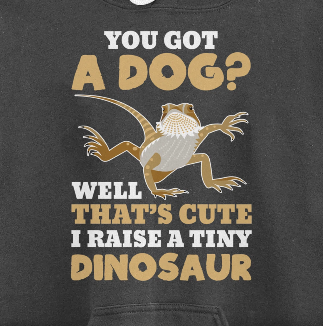 Bearded Dragon Funny Reptile Lizard Lover Gift Pullover Hoodie
