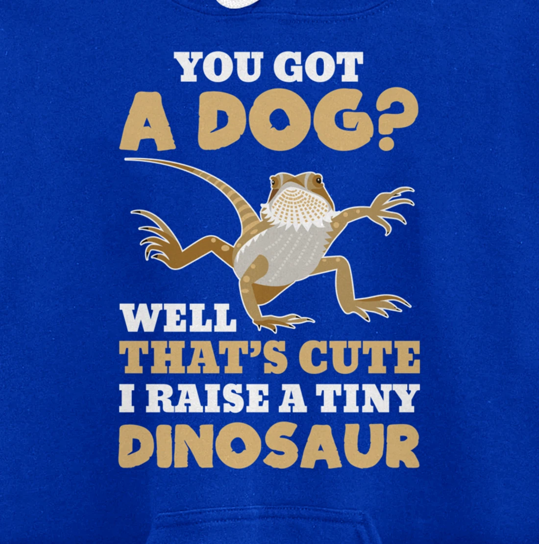 Bearded Dragon Funny Reptile Lizard Lover Gift Pullover Hoodie