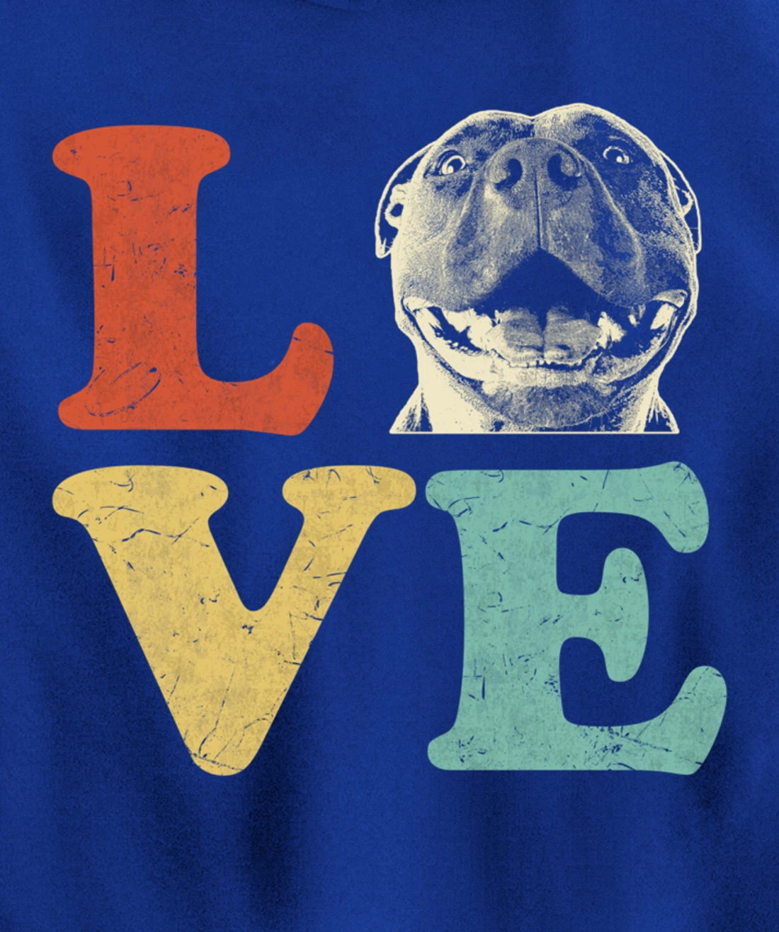 I Love My American Pitbull Terrier Dog Lovers Pullover Hoodie