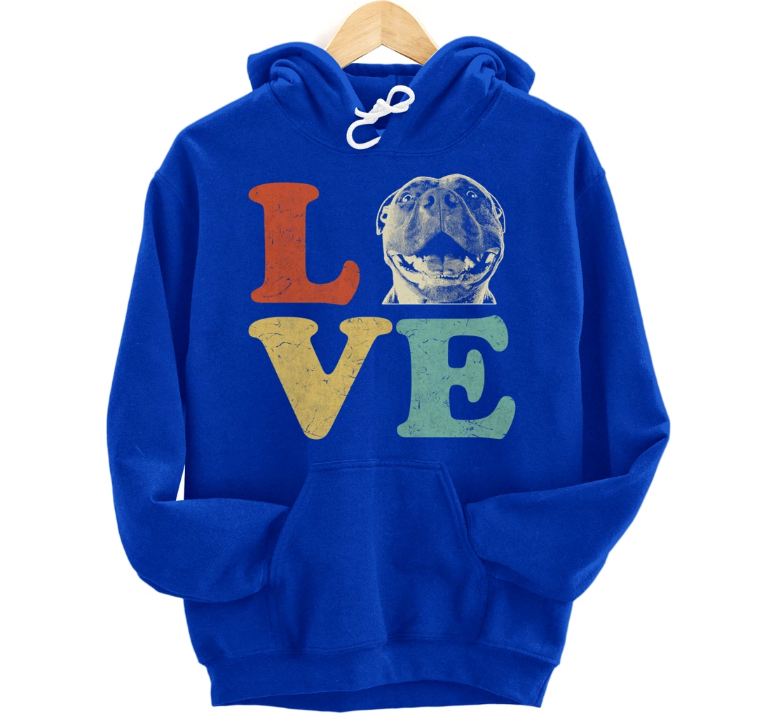 I Love My American Pitbull Terrier Dog Lovers Pullover Hoodie