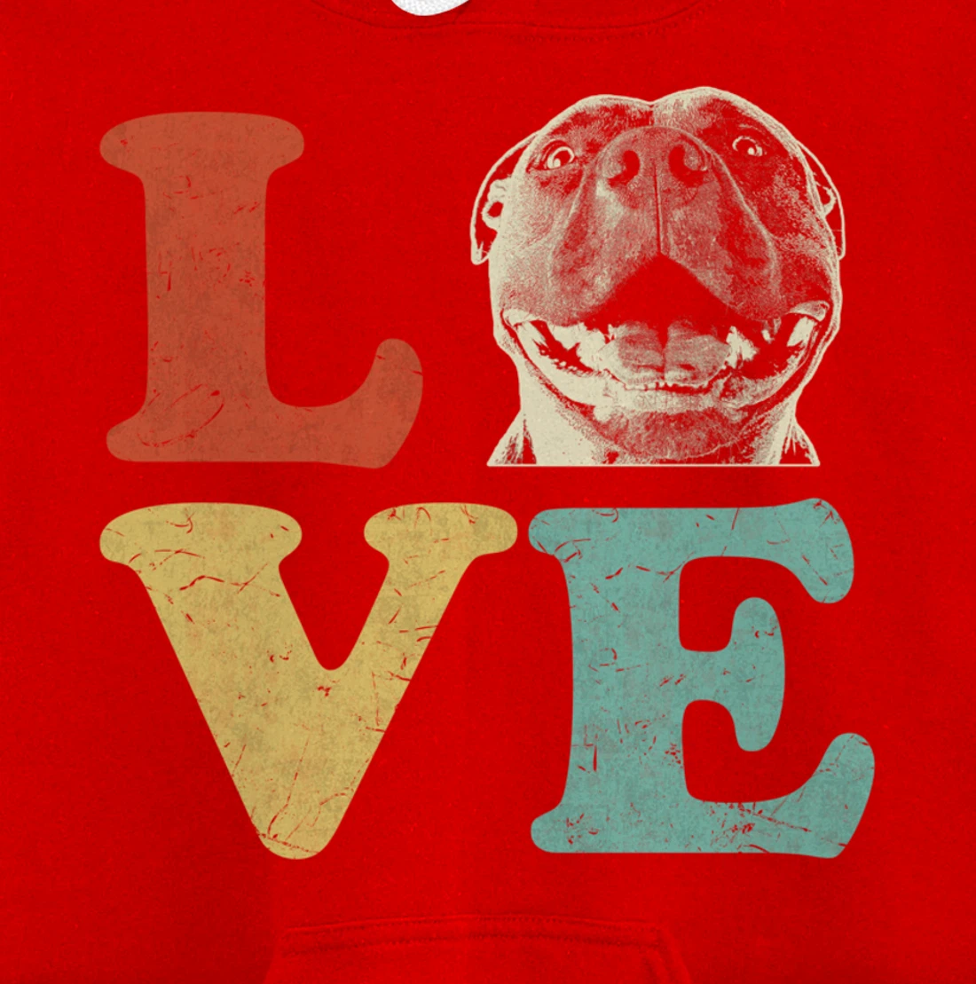 I Love My American Pitbull Terrier Dog Lovers Pullover Hoodie
