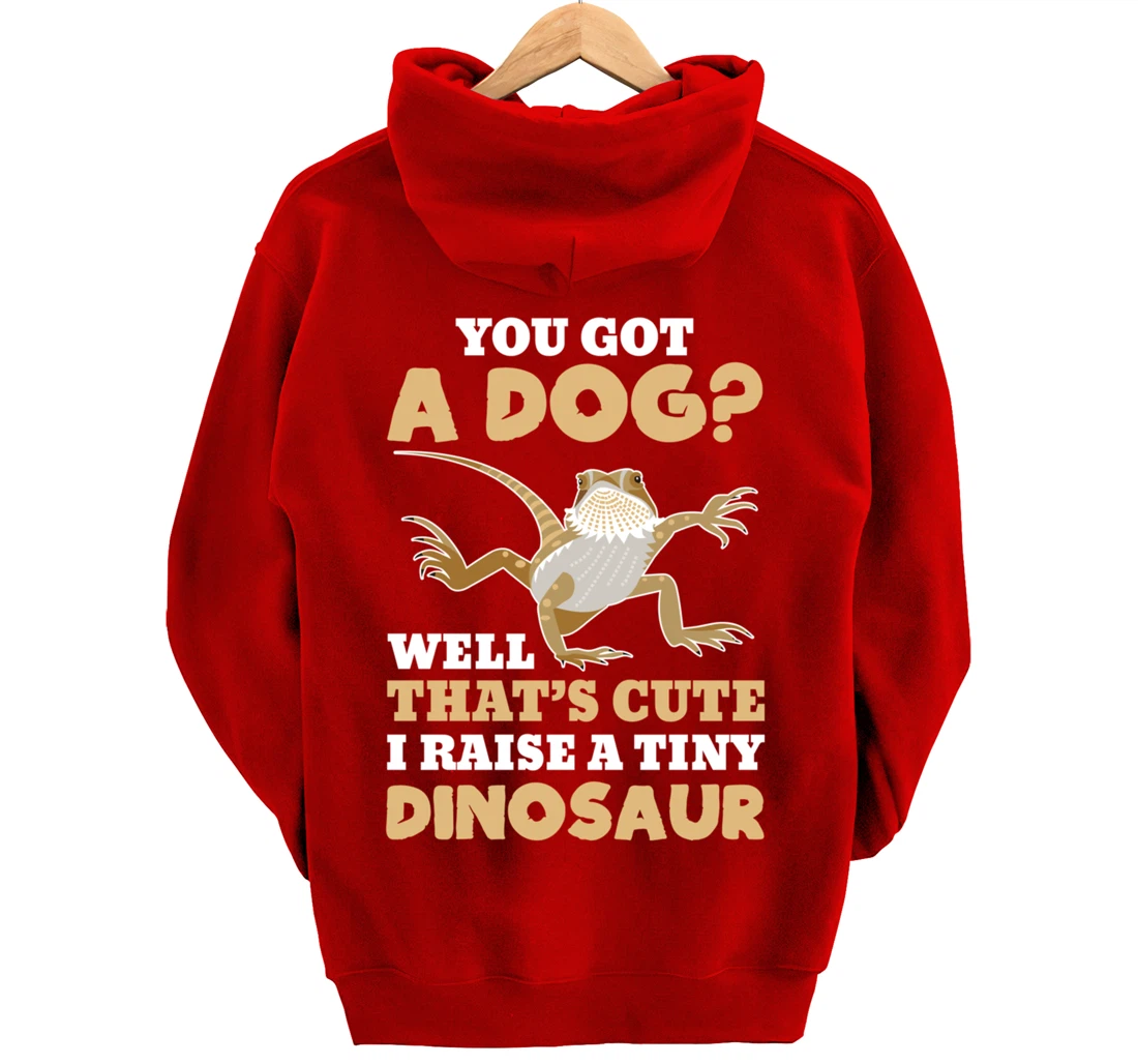 Bearded Dragon Funny Reptile Lizard Lover Gift Pullover Hoodie