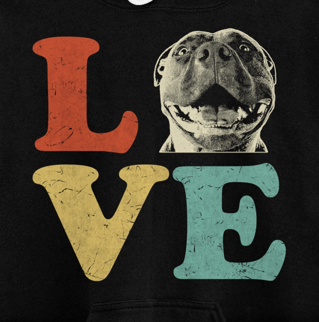 I Love My American Pitbull Terrier Dog Lovers Pullover Hoodie