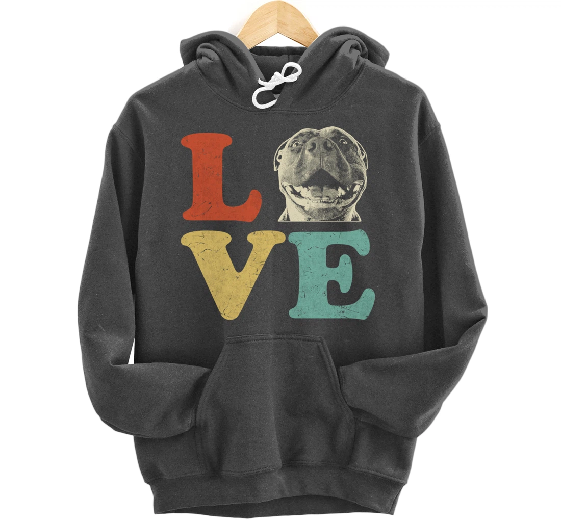 I Love My American Pitbull Terrier Dog Lovers Pullover Hoodie