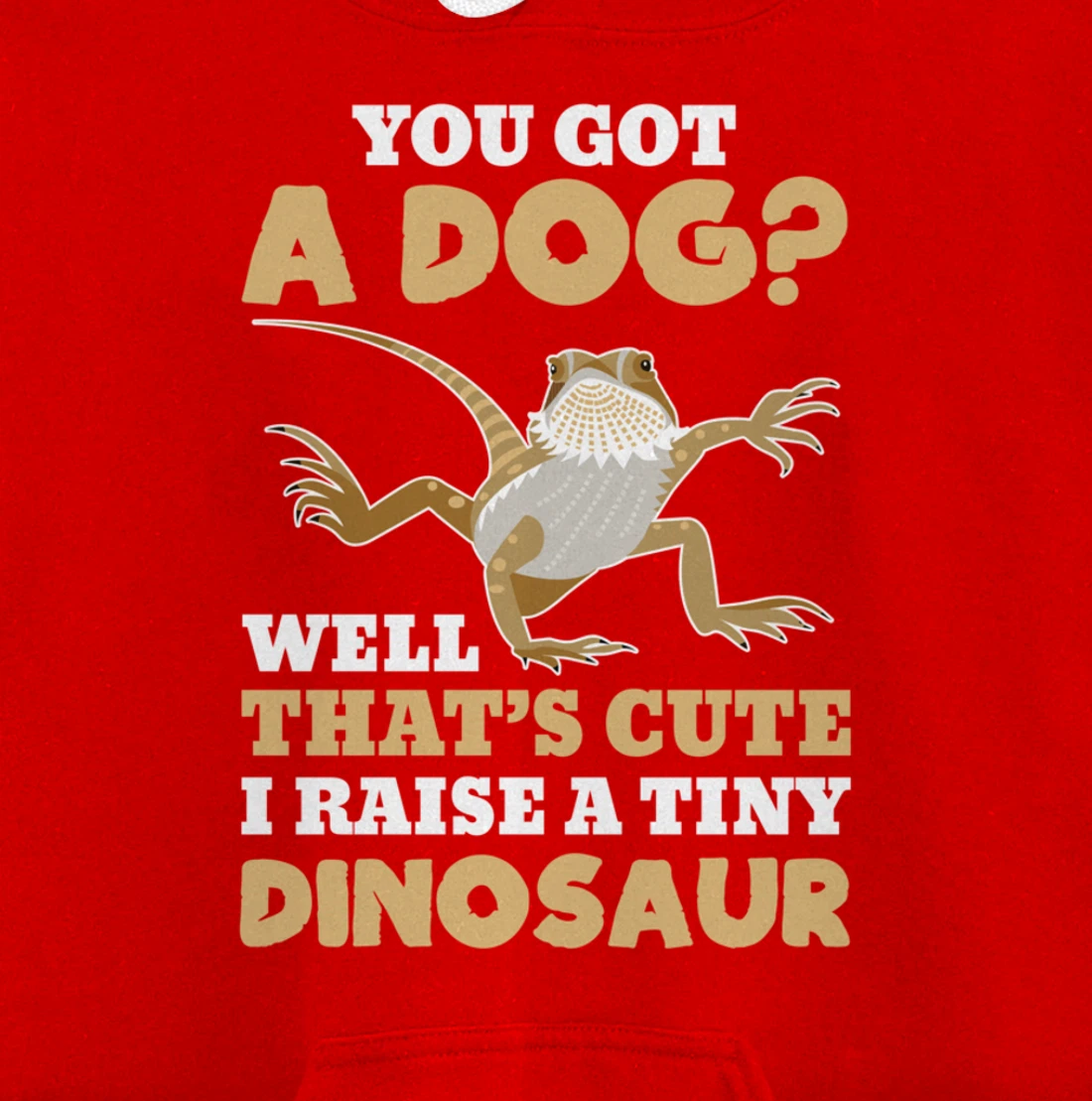 Bearded Dragon Funny Reptile Lizard Lover Gift Pullover Hoodie