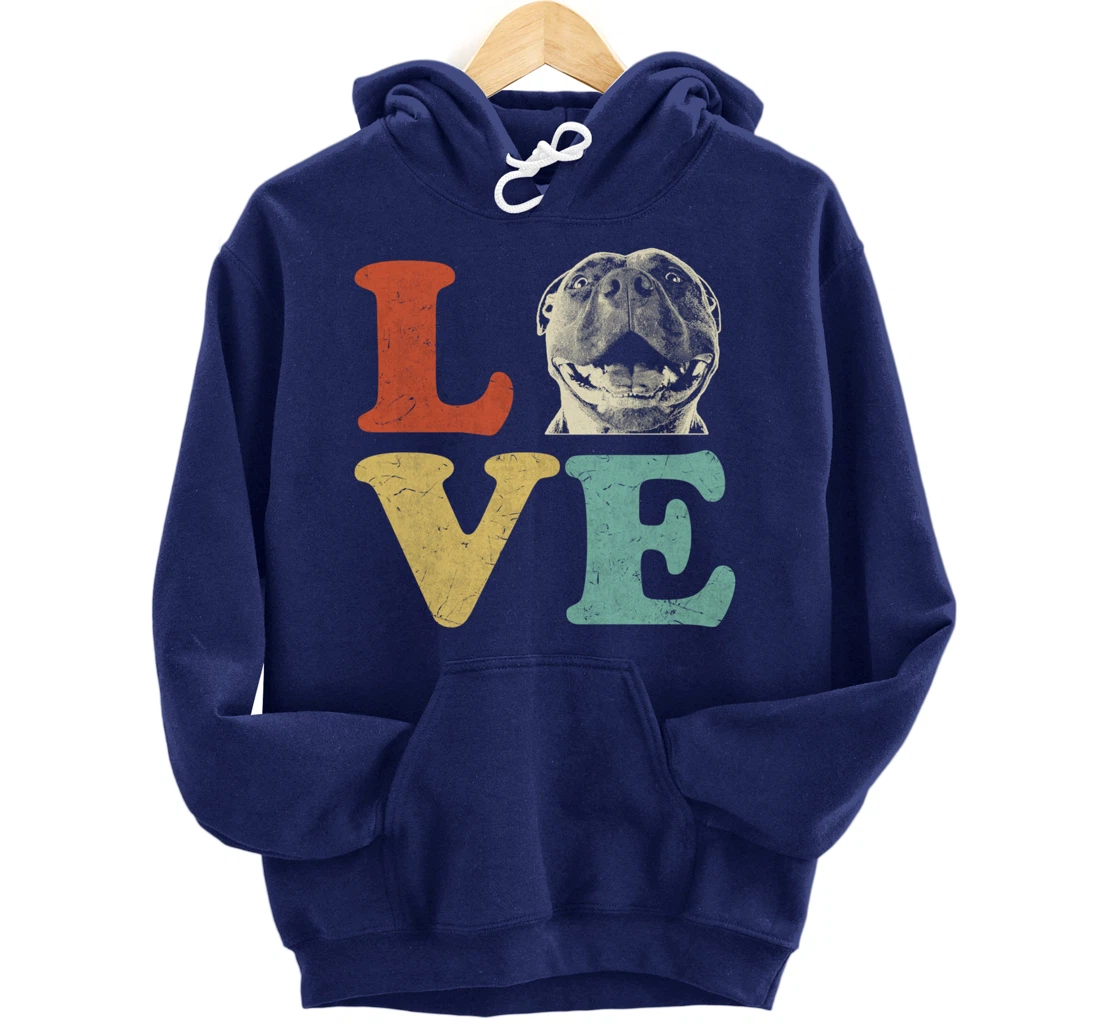 I Love My American Pitbull Terrier Dog Lovers Pullover Hoodie