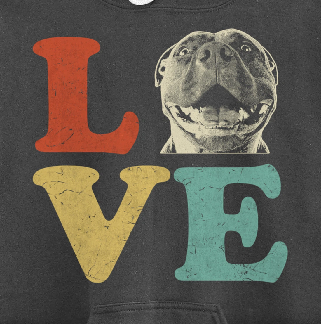 I Love My American Pitbull Terrier Dog Lovers Pullover Hoodie