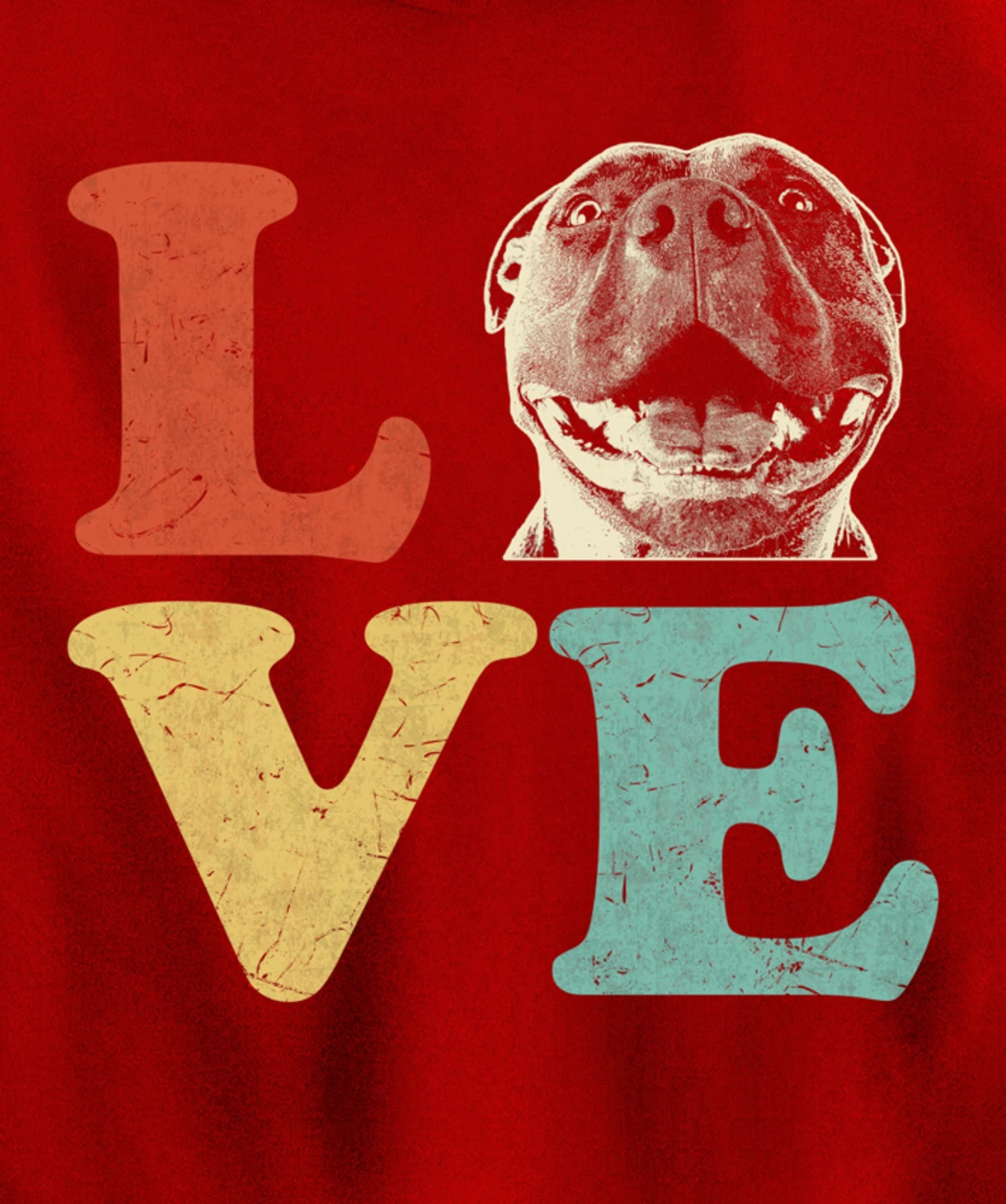 I Love My American Pitbull Terrier Dog Lovers Pullover Hoodie