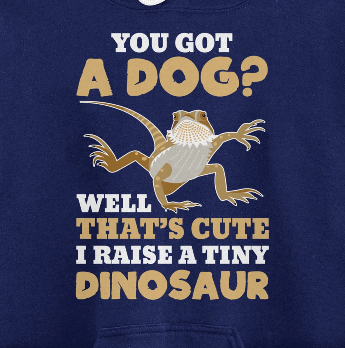 Bearded Dragon Funny Reptile Lizard Lover Gift Pullover Hoodie