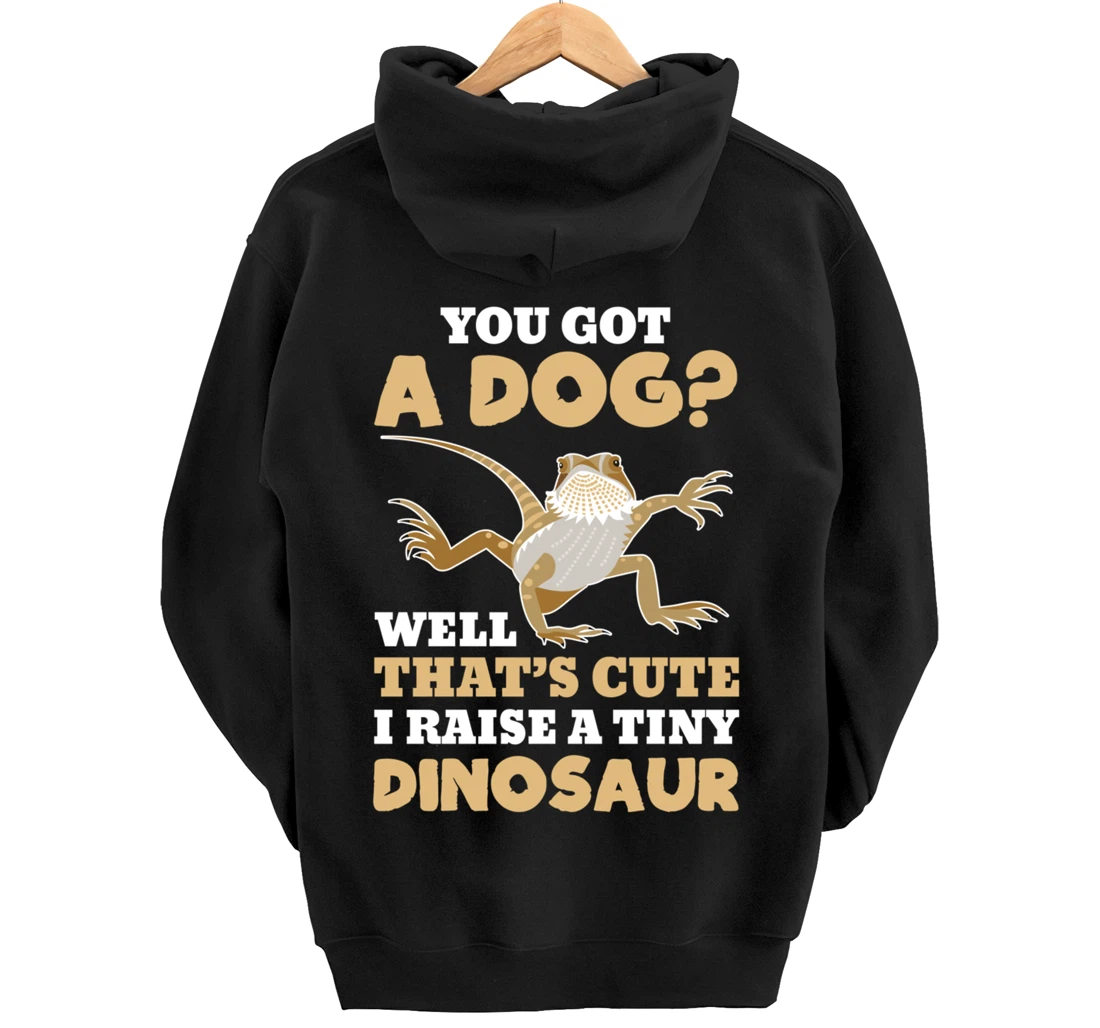 Bearded Dragon Funny Reptile Lizard Lover Gift Pullover Hoodie