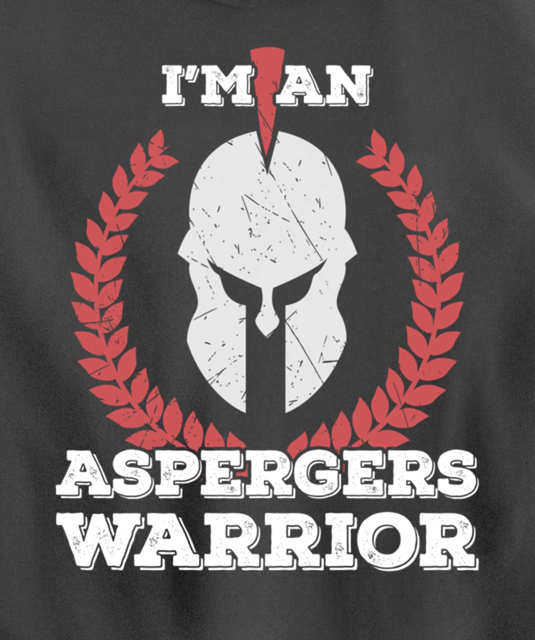 I'm an Aspergers Warrior Asperger Syndrome Awareness Gift Pullover Hoodie