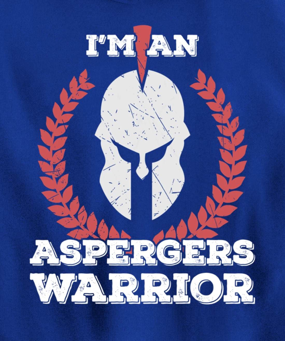 I'm an Aspergers Warrior Asperger Syndrome Awareness Gift Pullover Hoodie