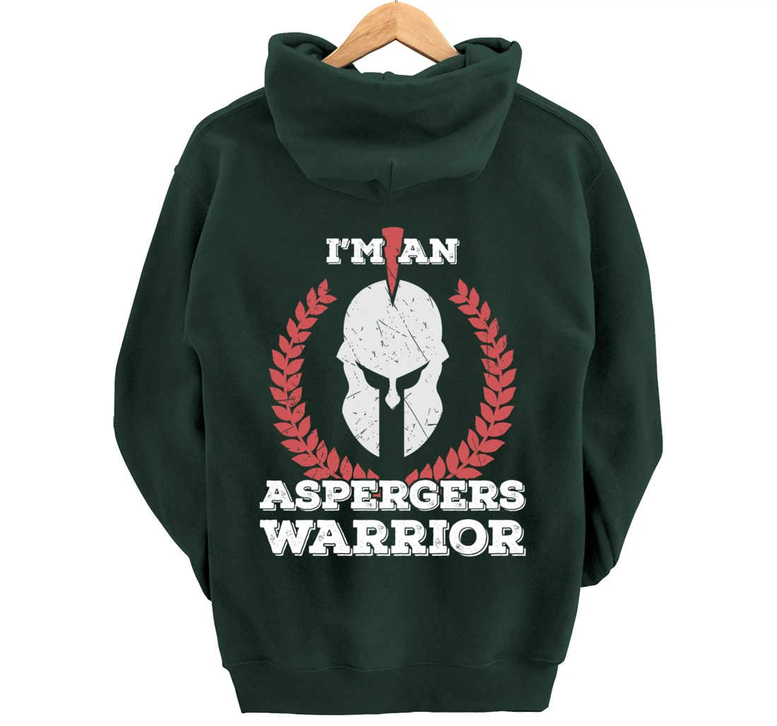 I'm an Aspergers Warrior Asperger Syndrome Awareness Gift Pullover Hoodie