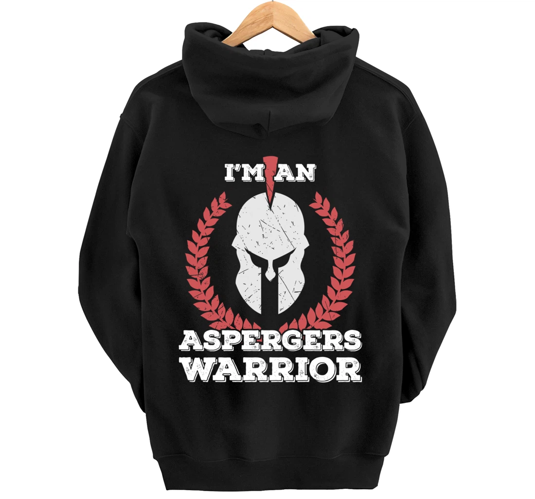 I'm an Aspergers Warrior Asperger Syndrome Awareness Gift Pullover Hoodie