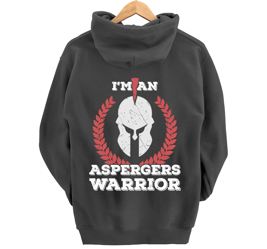 I'm an Aspergers Warrior Asperger Syndrome Awareness Gift Pullover Hoodie