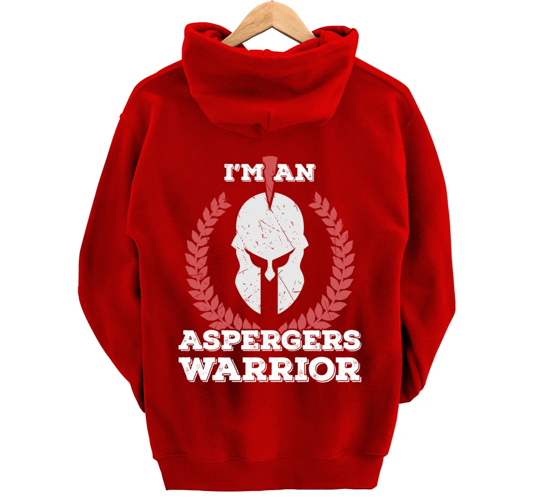 I'm an Aspergers Warrior Asperger Syndrome Awareness Gift Pullover Hoodie