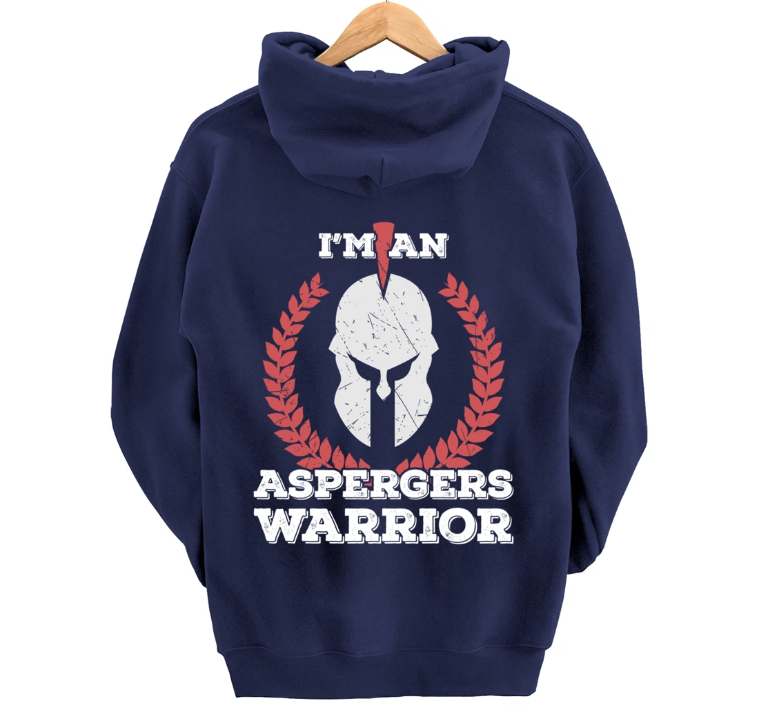 I'm an Aspergers Warrior Asperger Syndrome Awareness Gift Pullover Hoodie