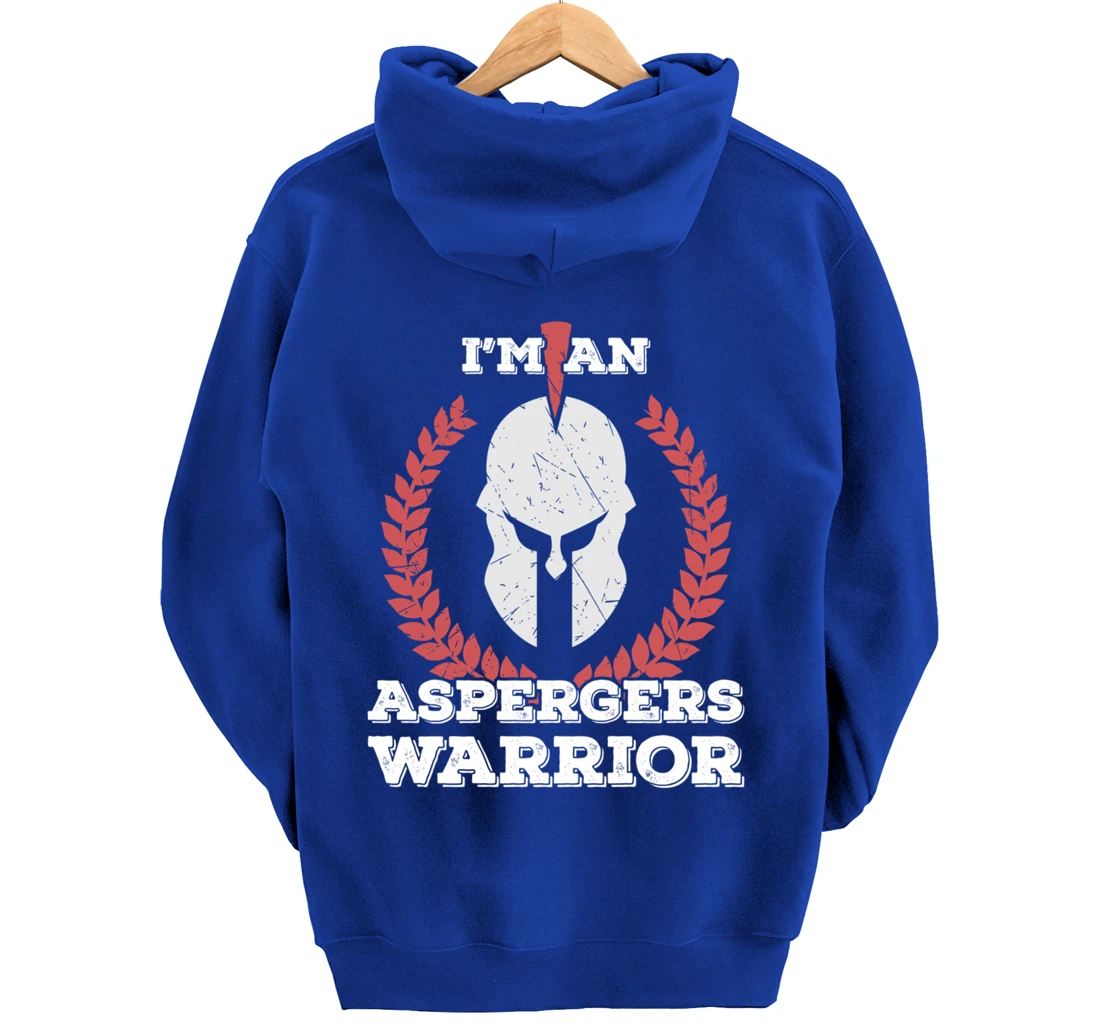 I'm an Aspergers Warrior Asperger Syndrome Awareness Gift Pullover Hoodie
