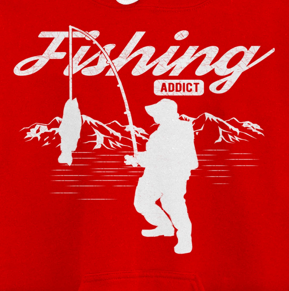 Mens Fishing Graphic Funny Fisherman Gift Fishing For Men Pullover Hoodie