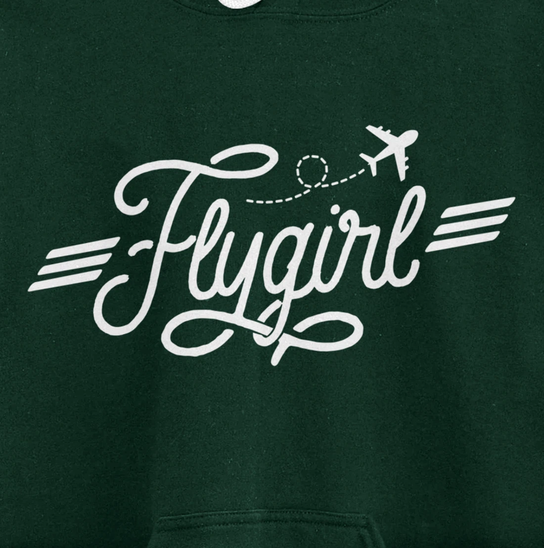 Flygirl Vintage Aviation Shirt Pilot Gift Flight Attendant Pullover Hoodie