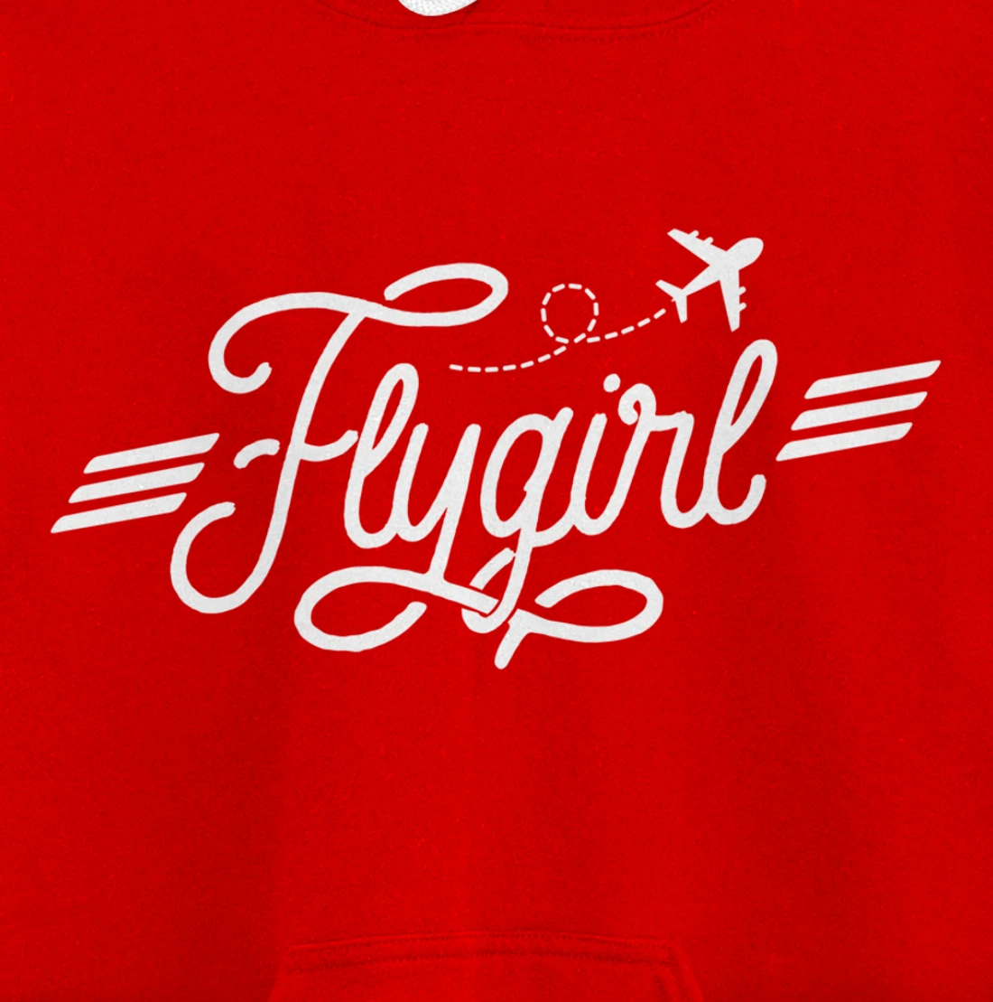 Flygirl Vintage Aviation Shirt Pilot Gift Flight Attendant Pullover Hoodie