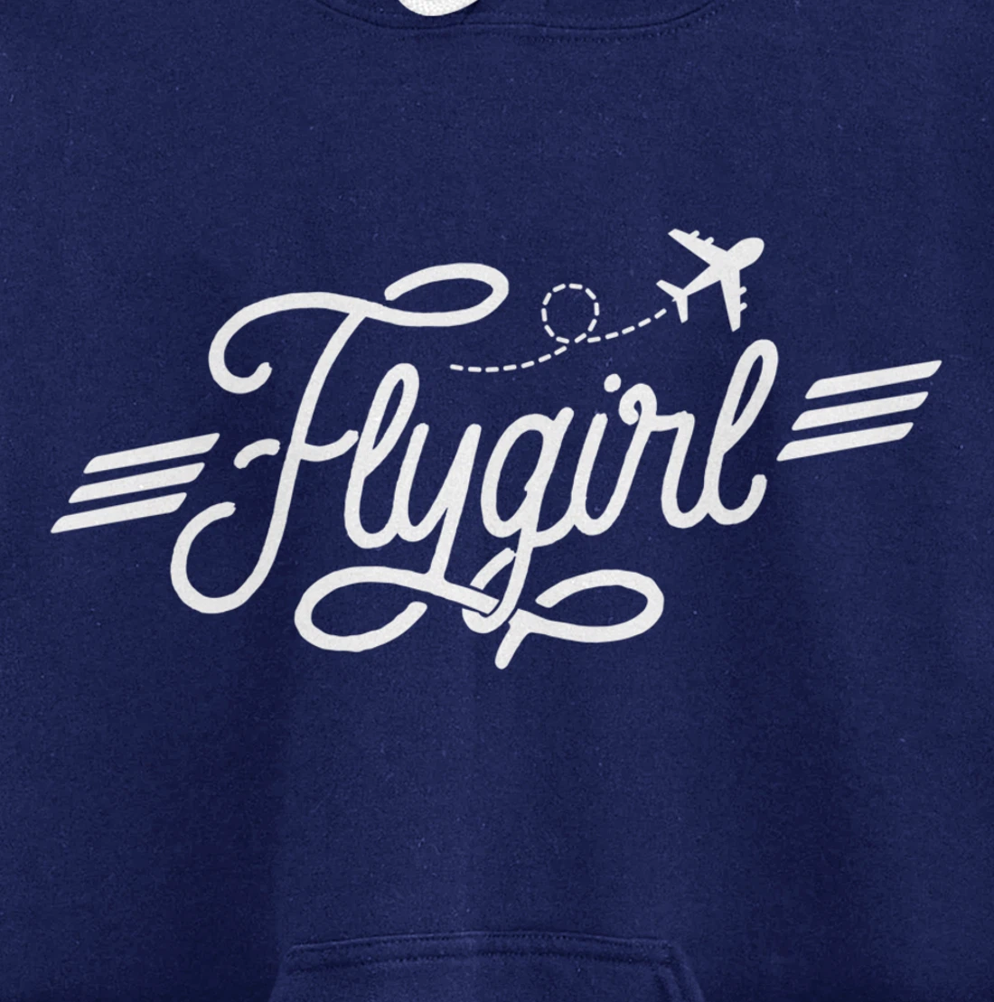 Flygirl Vintage Aviation Shirt Pilot Gift Flight Attendant Pullover Hoodie
