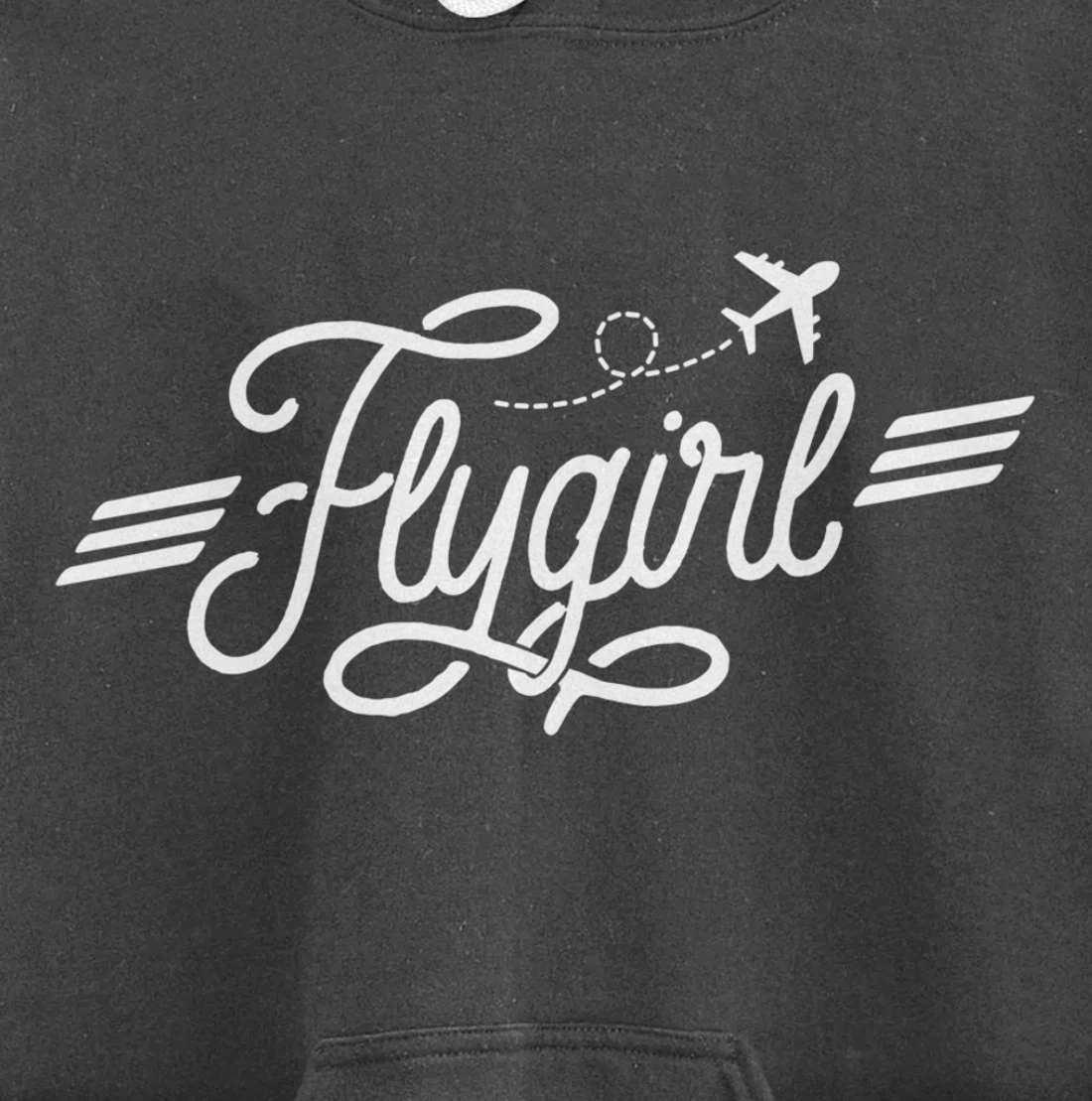 Flygirl Vintage Aviation Shirt Pilot Gift Flight Attendant Pullover Hoodie