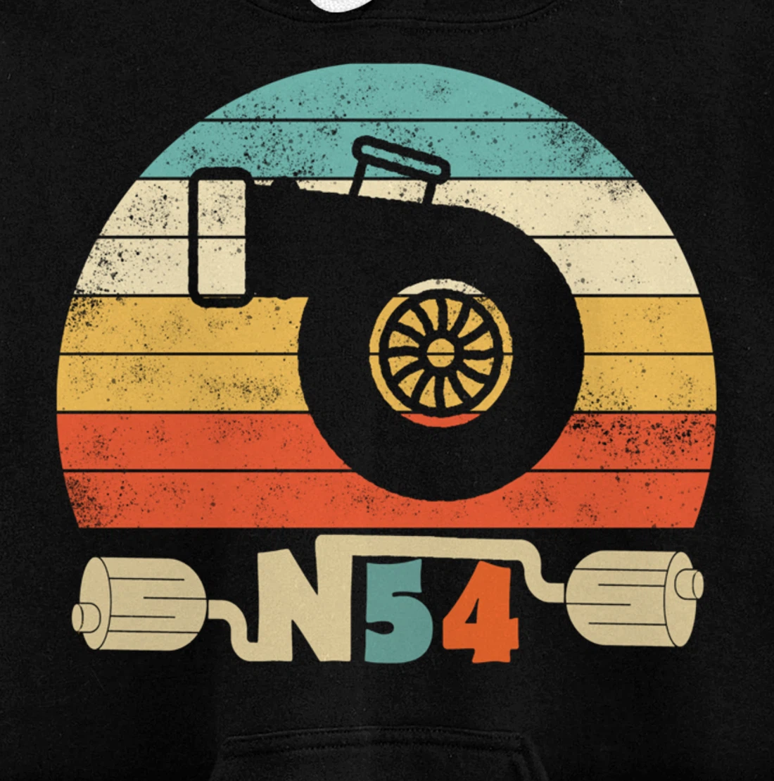 N54 biturbo Vintage design gift Pullover Hoodie