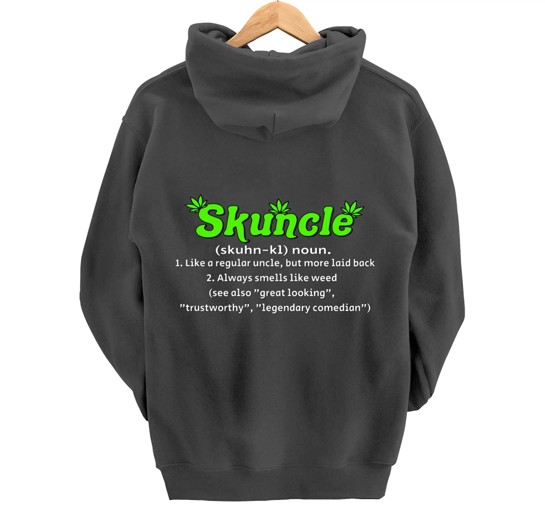 Skuncle Definition 420 Pothead Pullover Hoodie