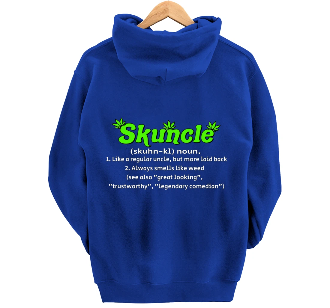 Skuncle Definition 420 Pothead Pullover Hoodie