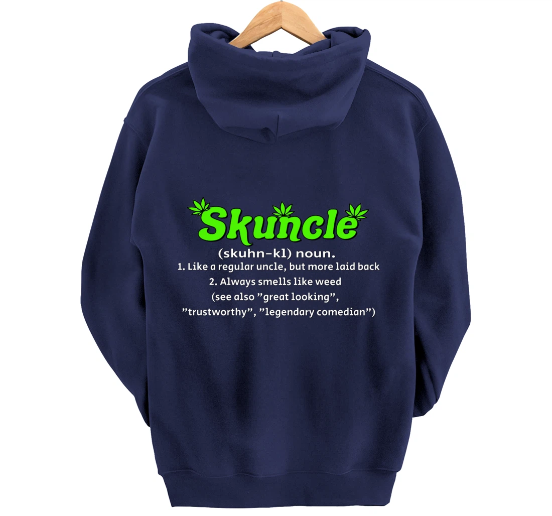 Skuncle Definition 420 Pothead Pullover Hoodie