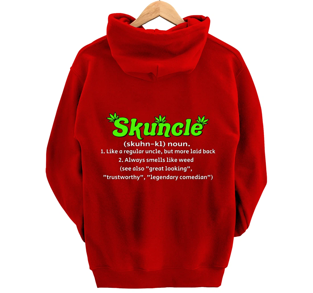 Skuncle Definition 420 Pothead Pullover Hoodie