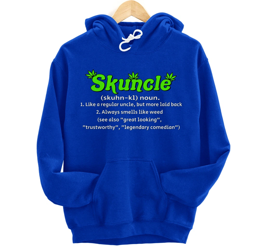 Skuncle Definition 420 Pothead Pullover Hoodie