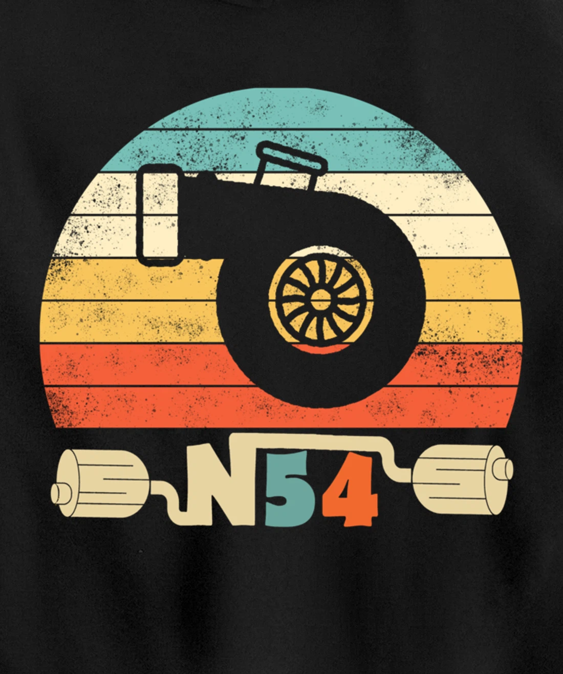 N54 biturbo Vintage design gift Pullover Hoodie