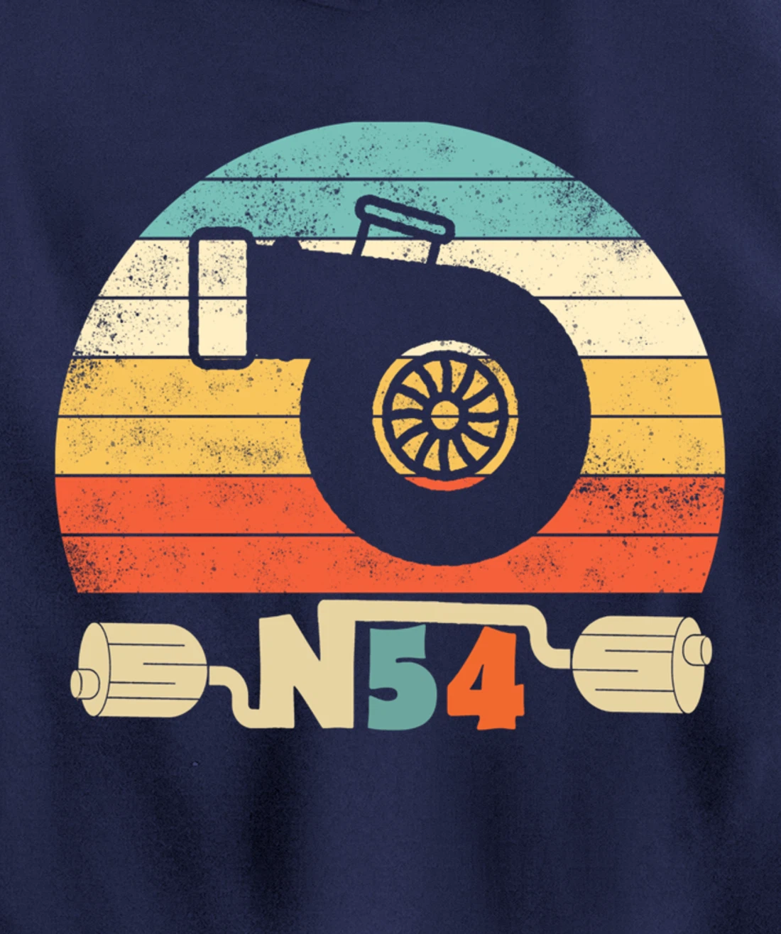 N54 biturbo Vintage design gift Pullover Hoodie