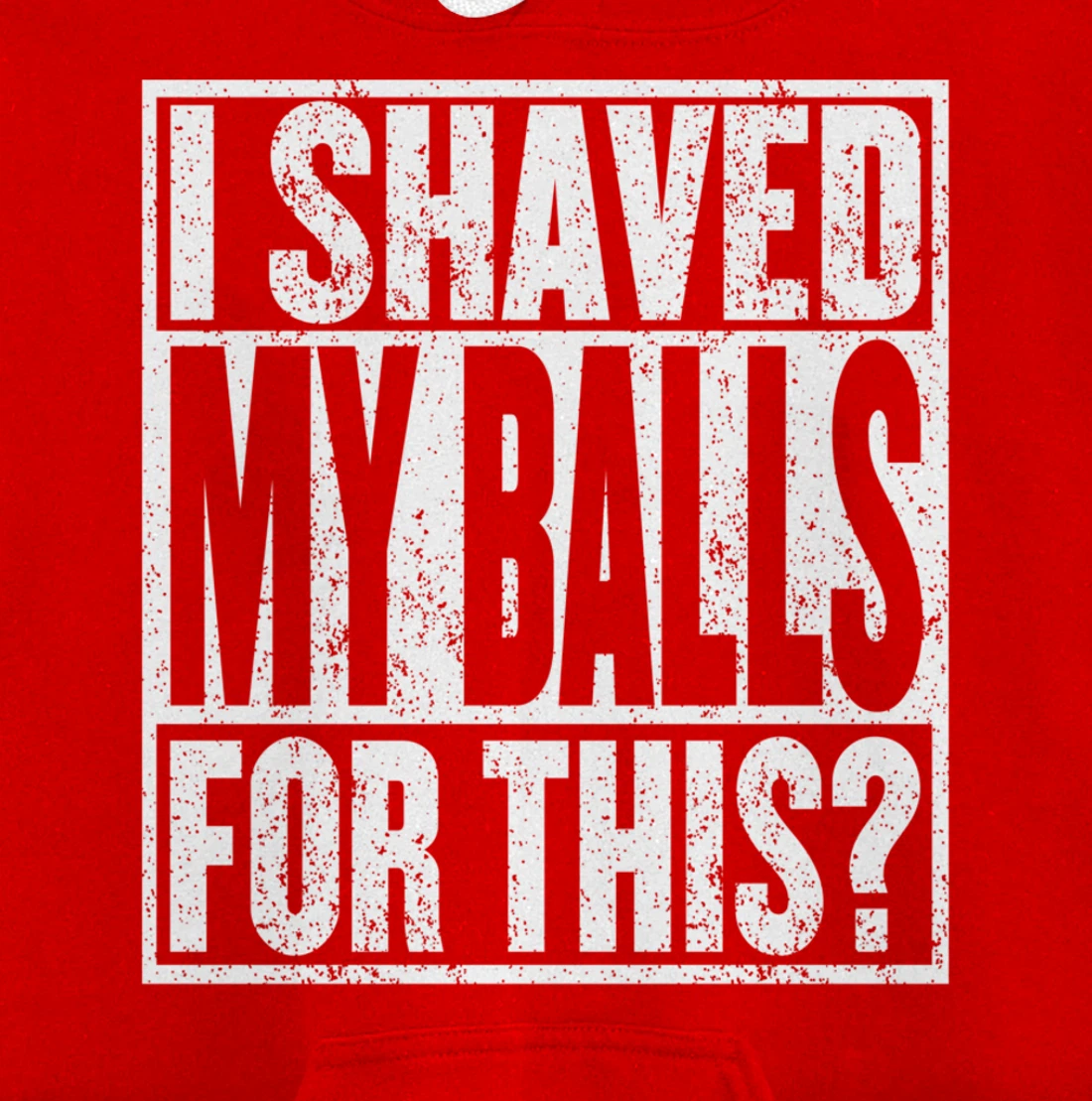 I Shaved My Balls For This Hoodie Funny Mens Adult Humor Pullover Hoodie