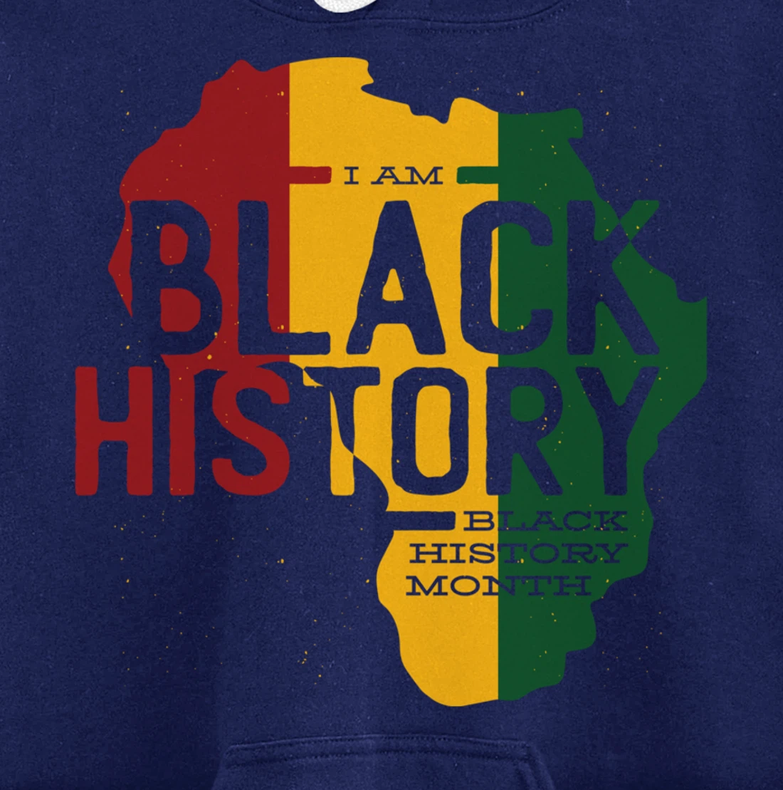 I AM BLACK HISTORY BLACK HISTORY MONTH Pullover Hoodie