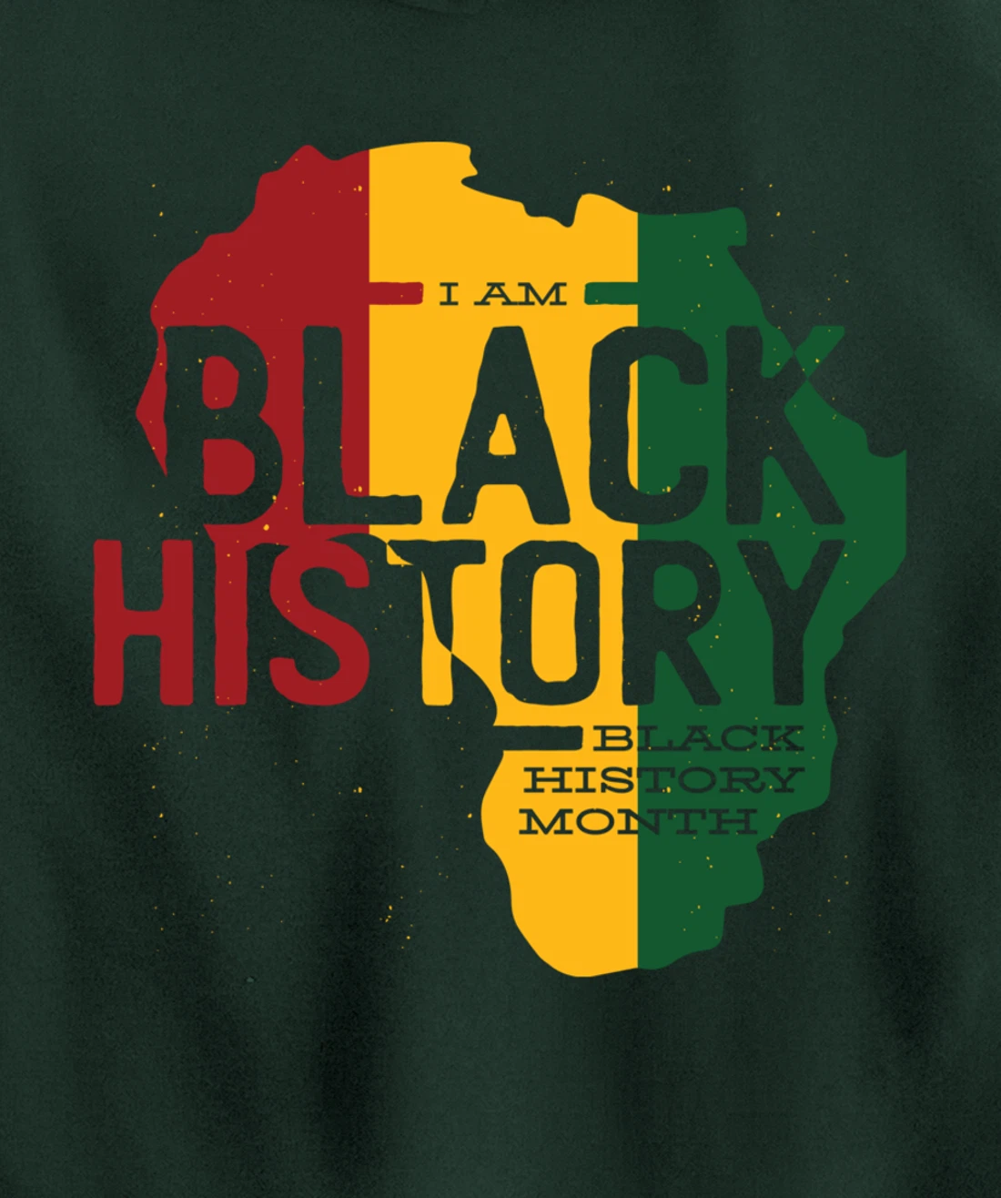 I AM BLACK HISTORY BLACK HISTORY MONTH Pullover Hoodie