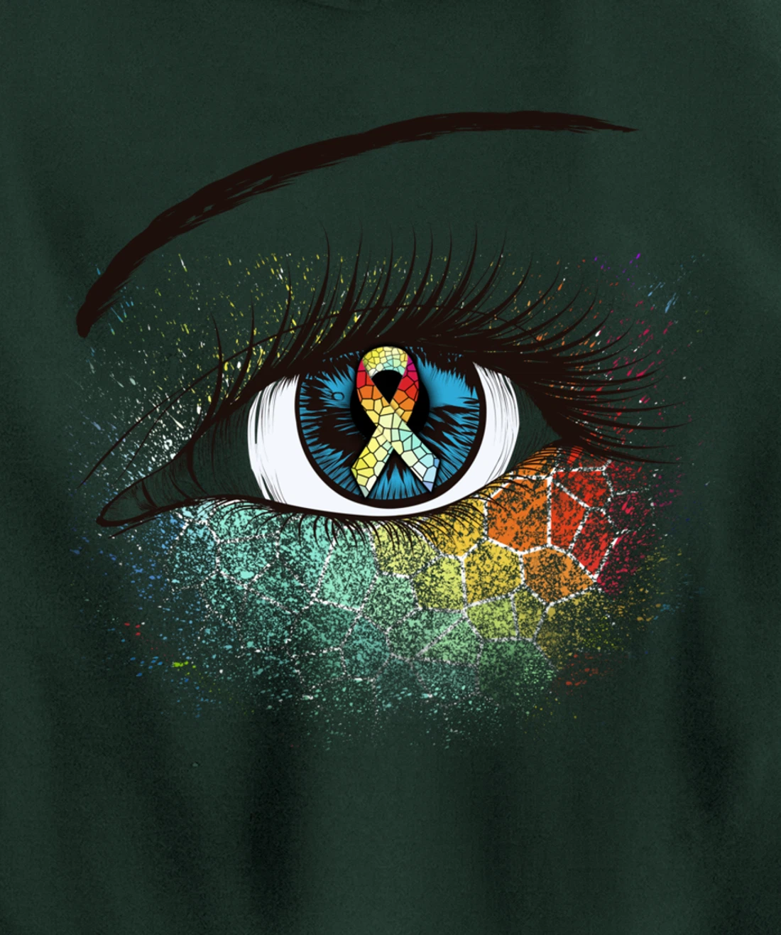 Dissociative Identity Disorder DID MPD Awareness Pullover Hoodie