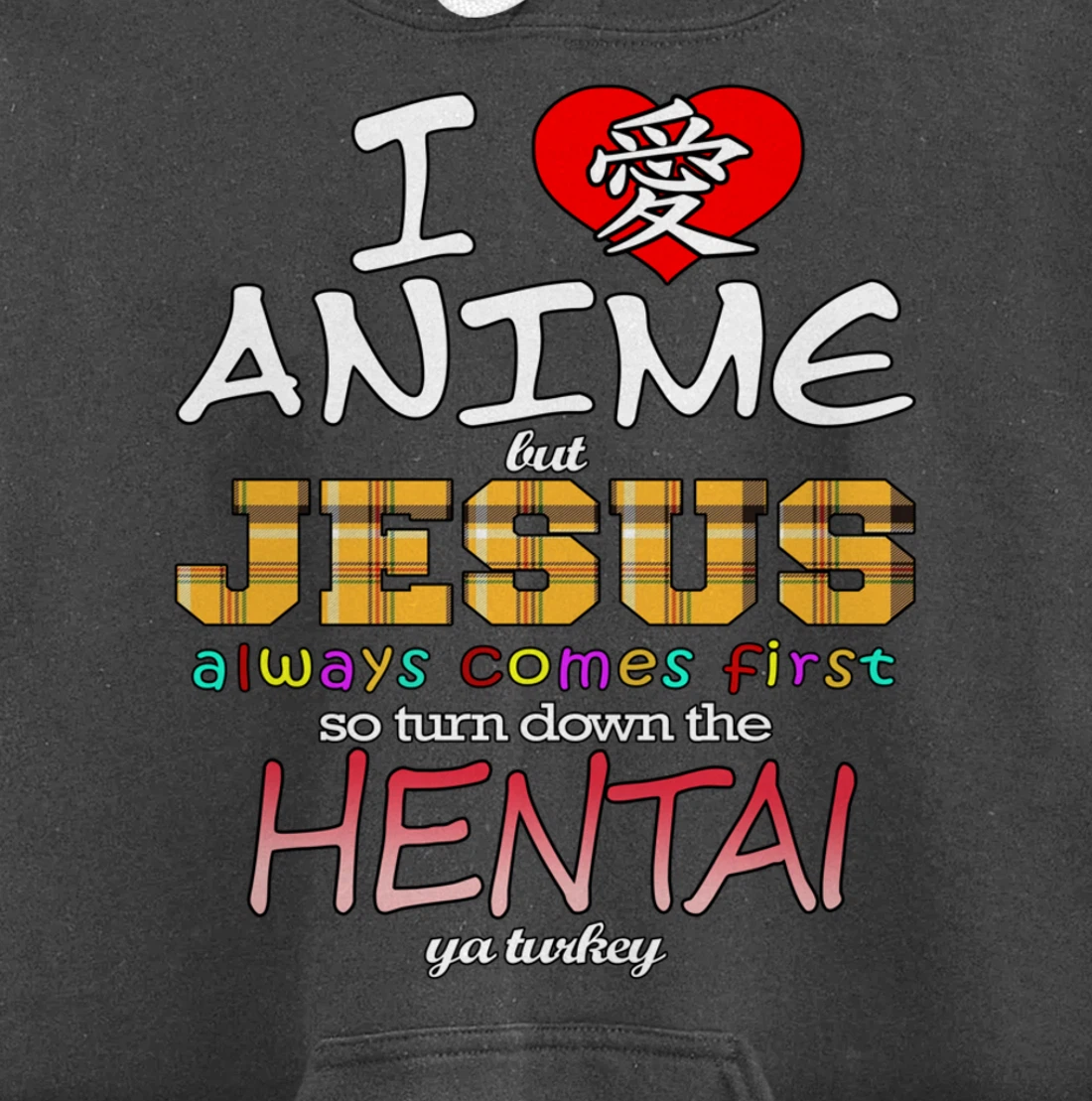 I Love Anime But Jesus Always Comes First Pullover Hoodie