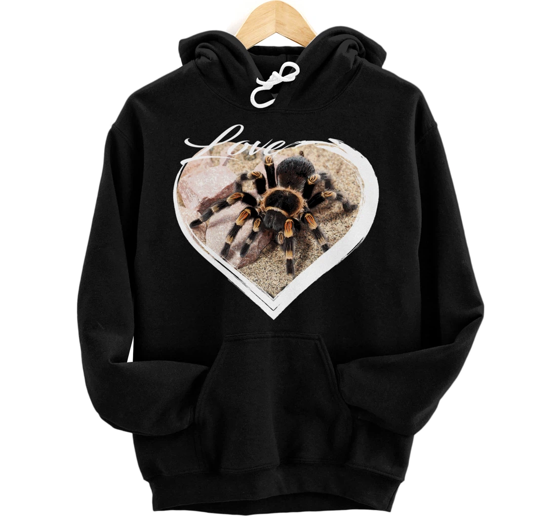 Love Tarantula Lover Hairy Spiders Pullover Hoodie