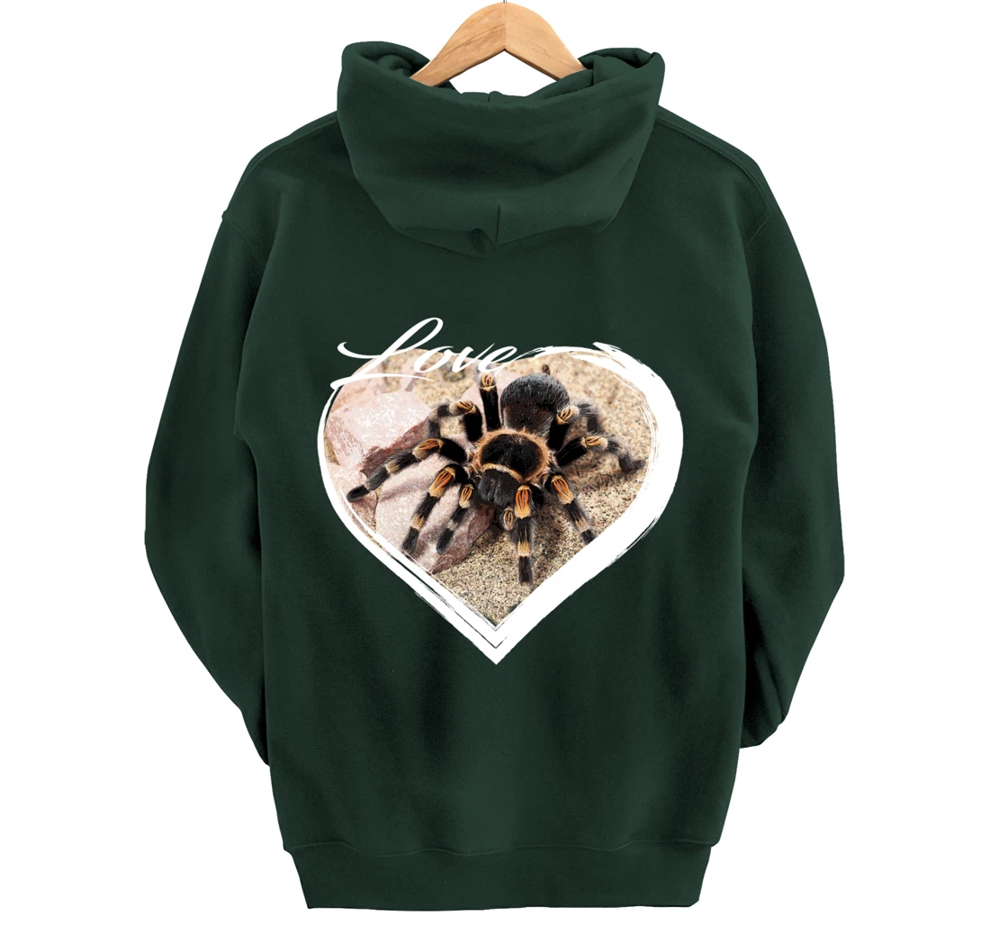 Love Tarantula Lover Hairy Spiders Pullover Hoodie